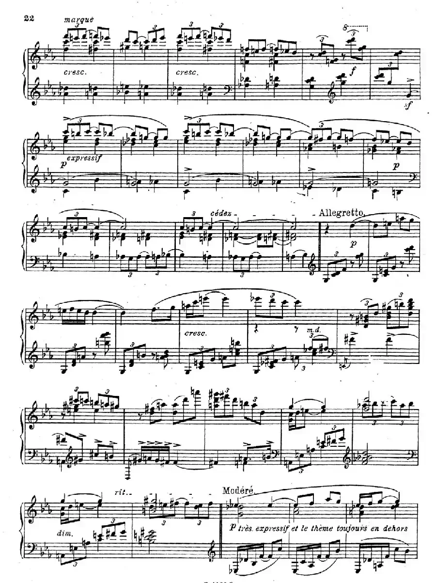 Sonate Romantique Op.3(浪漫奏鸣曲·Ⅲ)