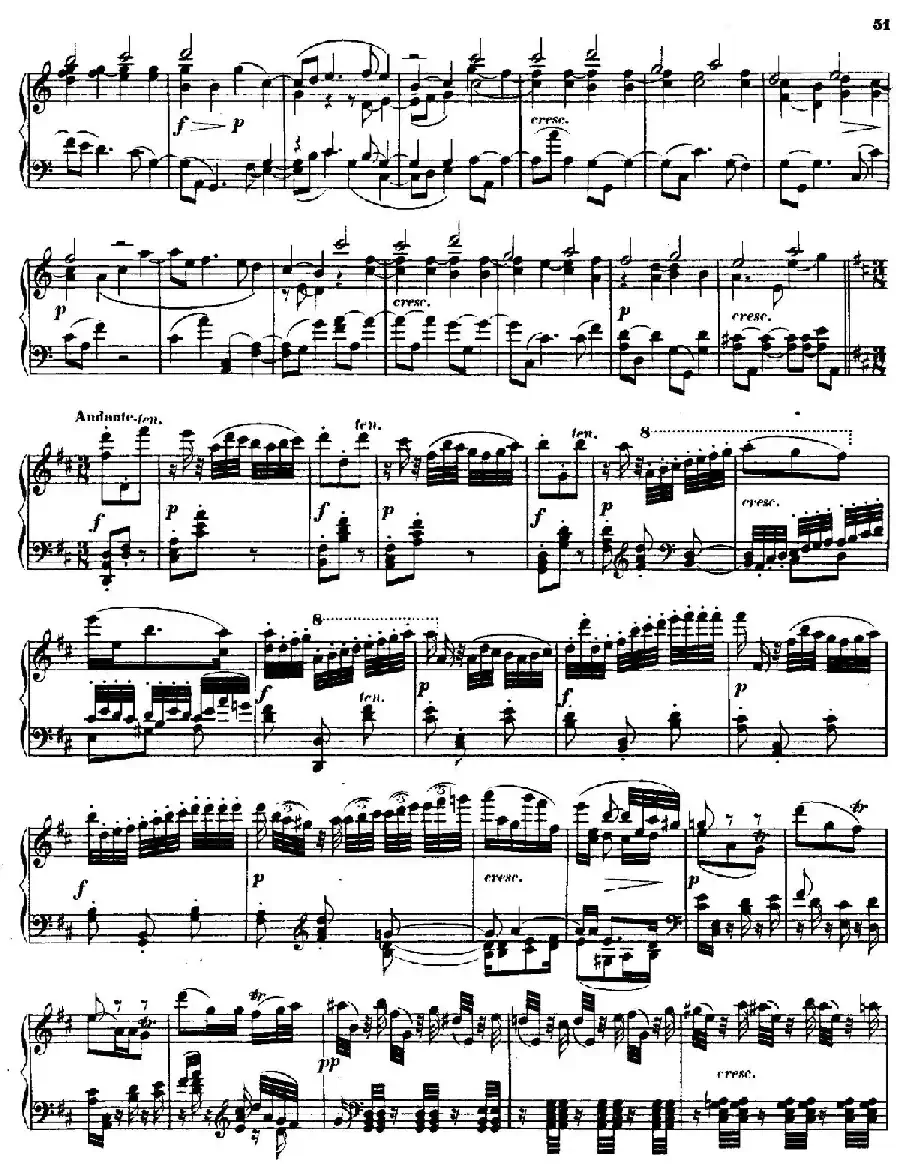 String Quartet No.15 in a Minor Op.132(a小调第十五弦乐四重奏·钢琴独奏版)