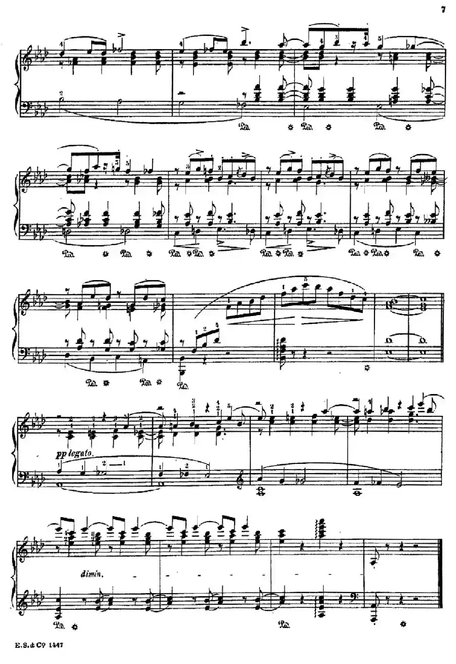 Albumblatt Op.2(纪念册的一页·莫什科夫斯基 作曲版)