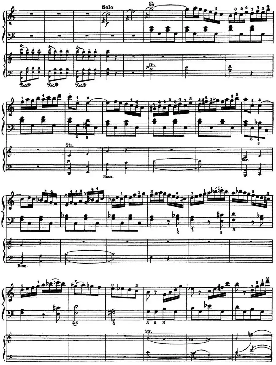 二十八部钢琴协奏曲 No.21(P46-54)