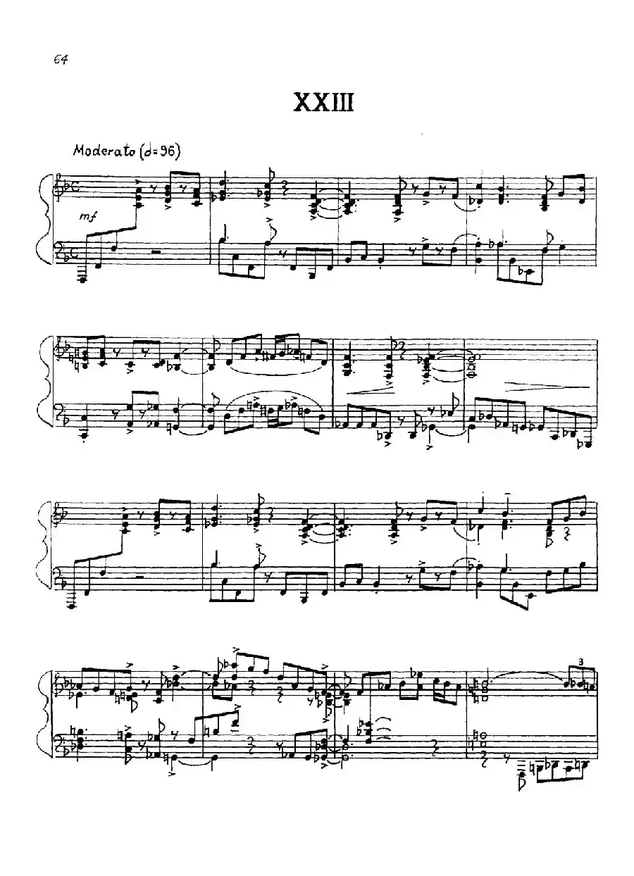24 Preludes Op.53(24首前奏曲·XXⅢ)