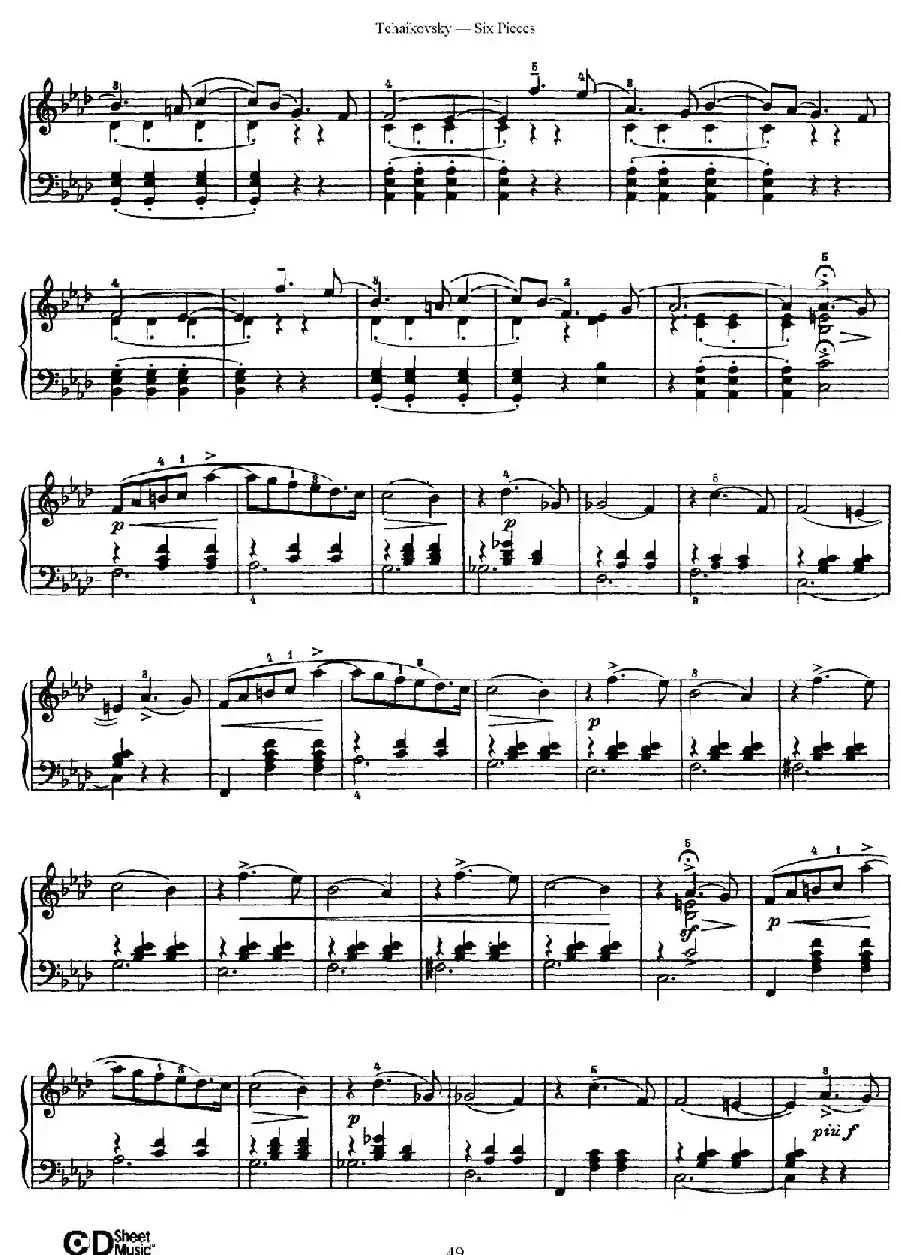 Six Pieces Op.51(6首小品·6)
