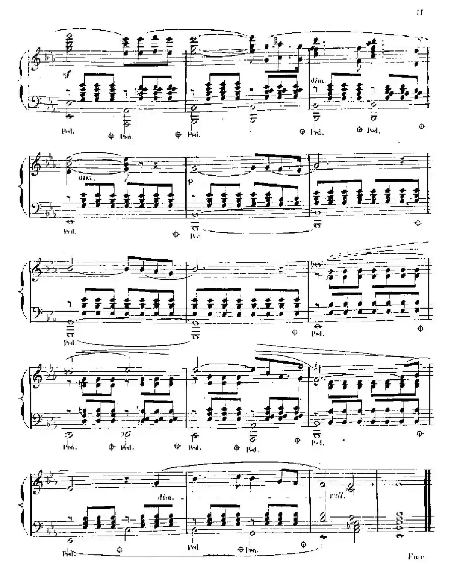3 Romances Sans Paroles(3首无词浪漫曲·3. 夜晚)