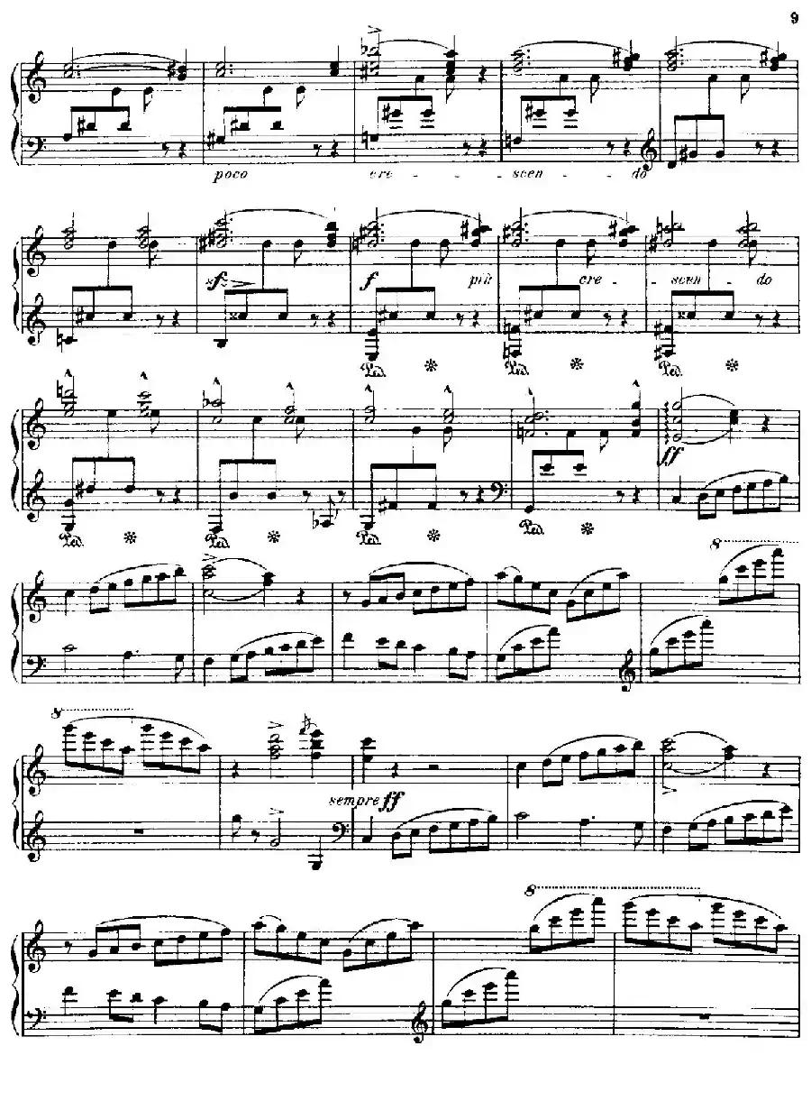 Petite Sonate Dans La Forme Classique Op.9(古典小奏鸣曲)