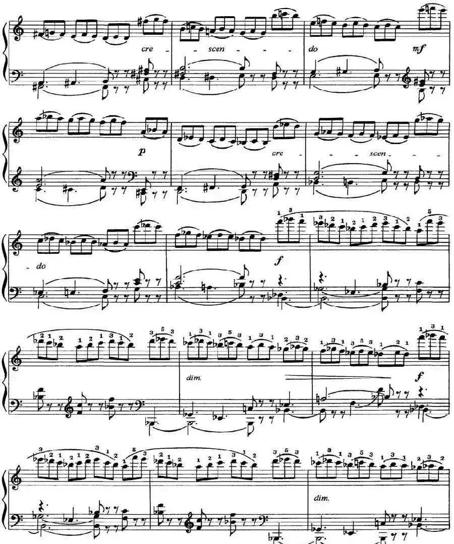 柴可夫斯基18首钢琴小品Op.72(10.Scherzo-fantaisie)