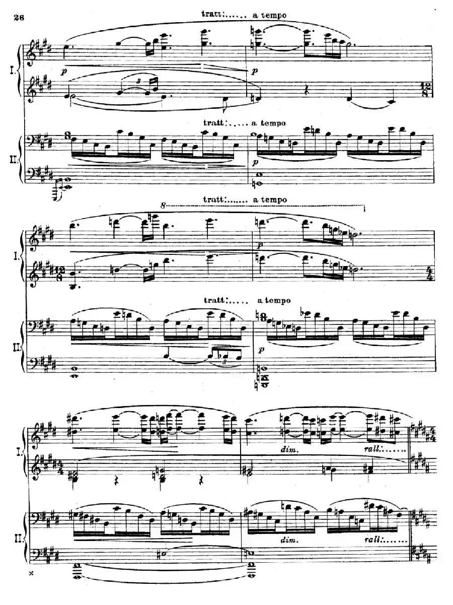 The Pines of Rome(交响诗《罗马的松树》·双钢琴)(第三部分:吉阿尼库伦山的松树)