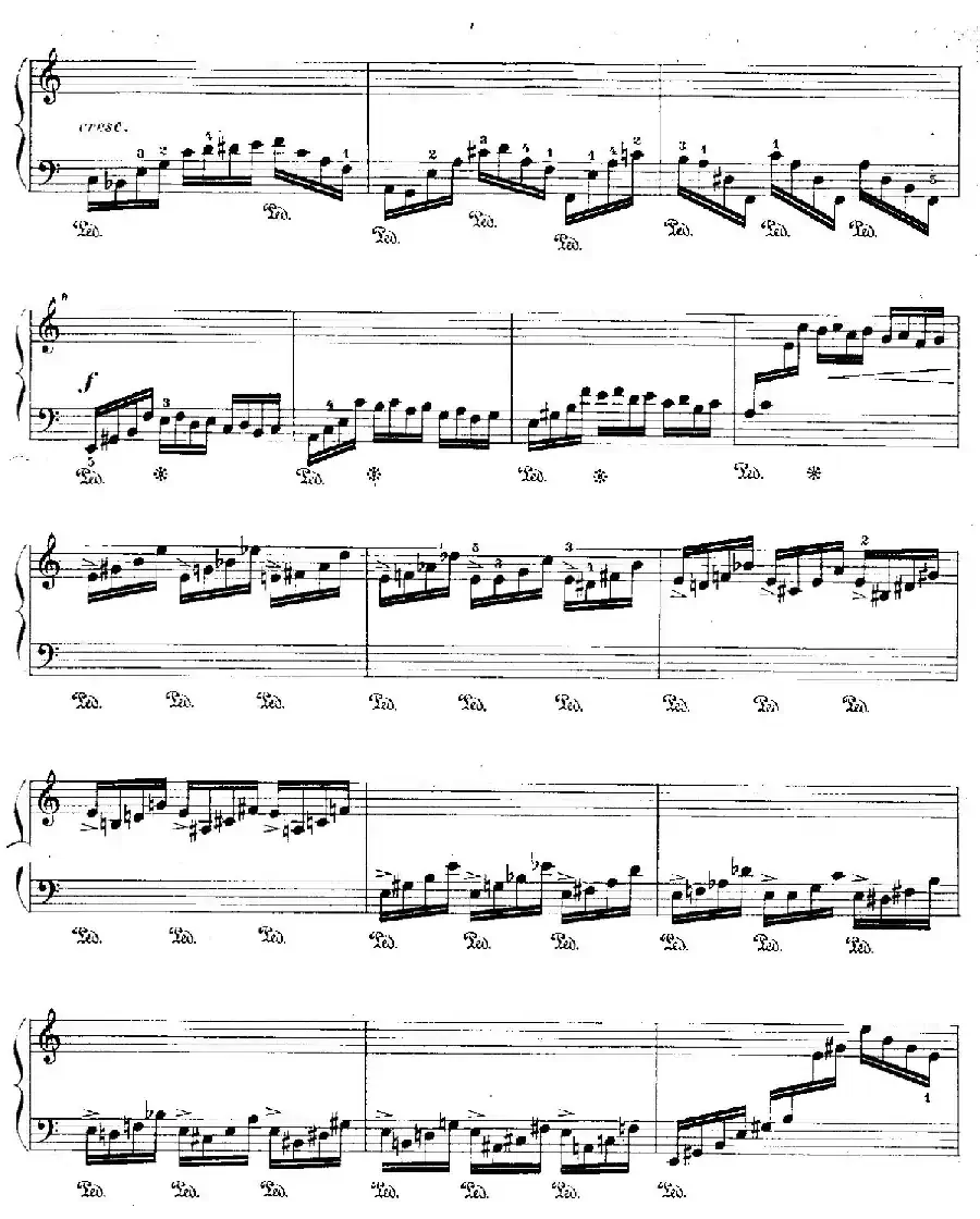 12 Etudes For The Left Hand Op.92 No.2(12首为左手而作的钢琴练习曲)
