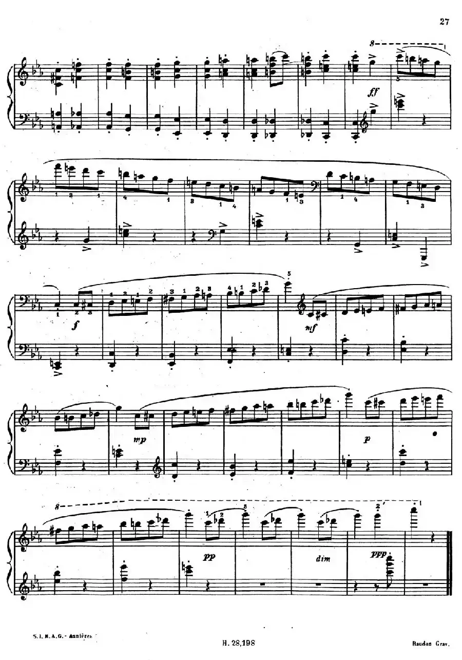 Tcherepnin - 10 Bagatelles Op.5(齐尔品-10首小品·10)