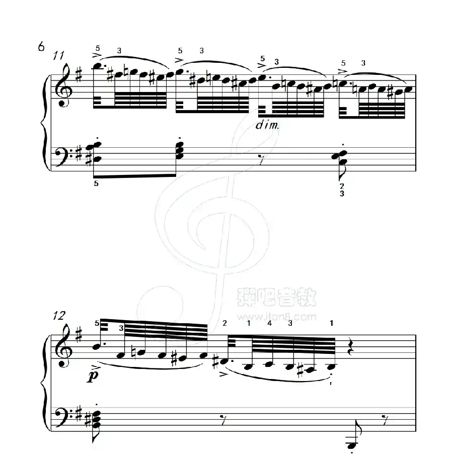 练习曲 58(克拉莫钢琴练习曲60首)