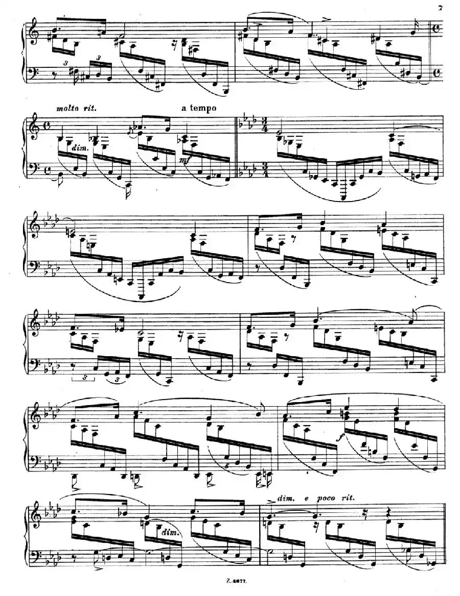 Charakterskizzen Op.40(个性素描 3. 无题 Nenien)