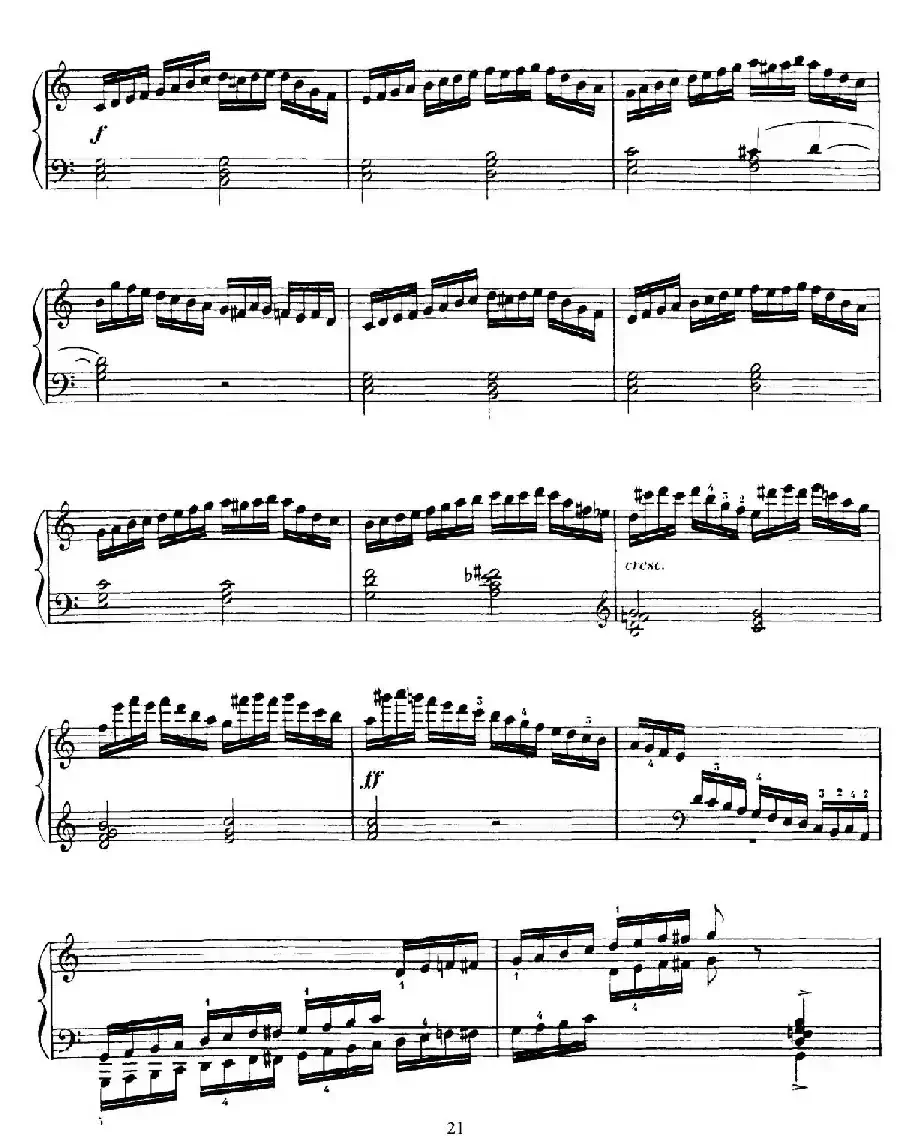 15 Etudes de Vortuosite Op.72(15首辉煌练习曲·5)