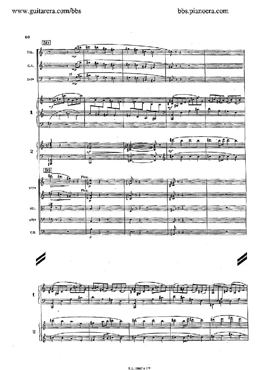 Concerto for 2 Pianos in d Minor(d小调双钢琴协奏曲·总谱)
