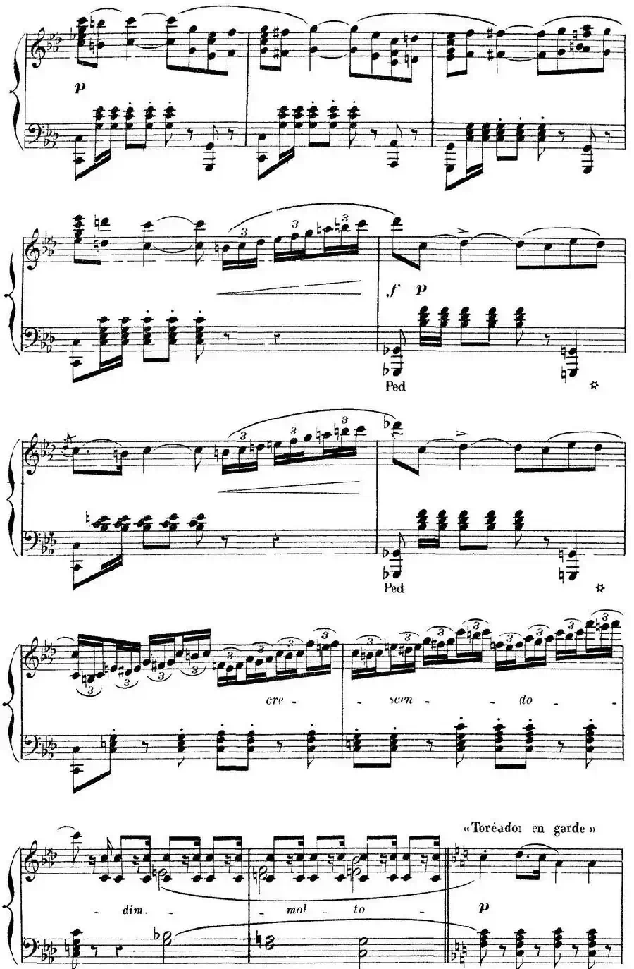Carmen for Solo Piano(卡门全剧钢琴独奏版)(No.14)