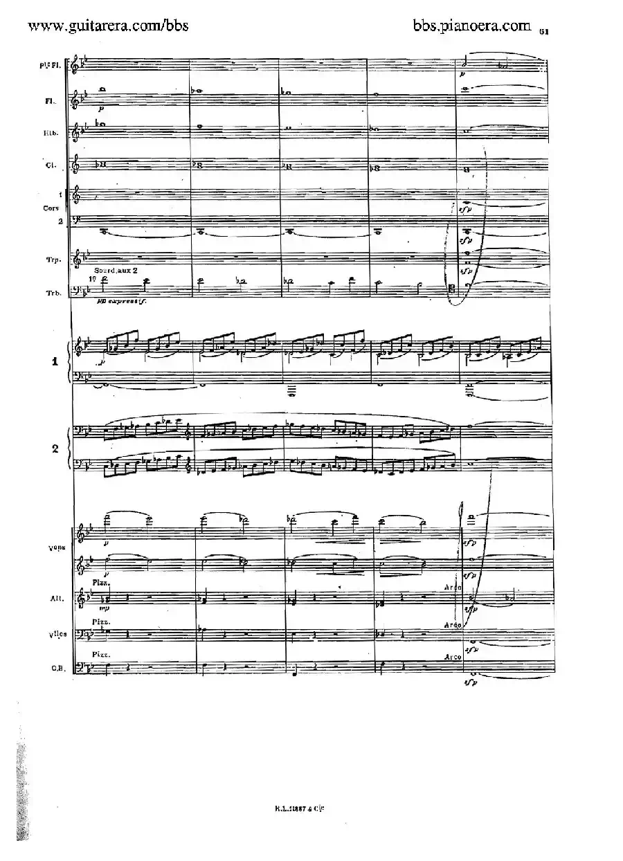 Concerto for 2 Pianos in d Minor(d小调双钢琴协奏曲·总谱)