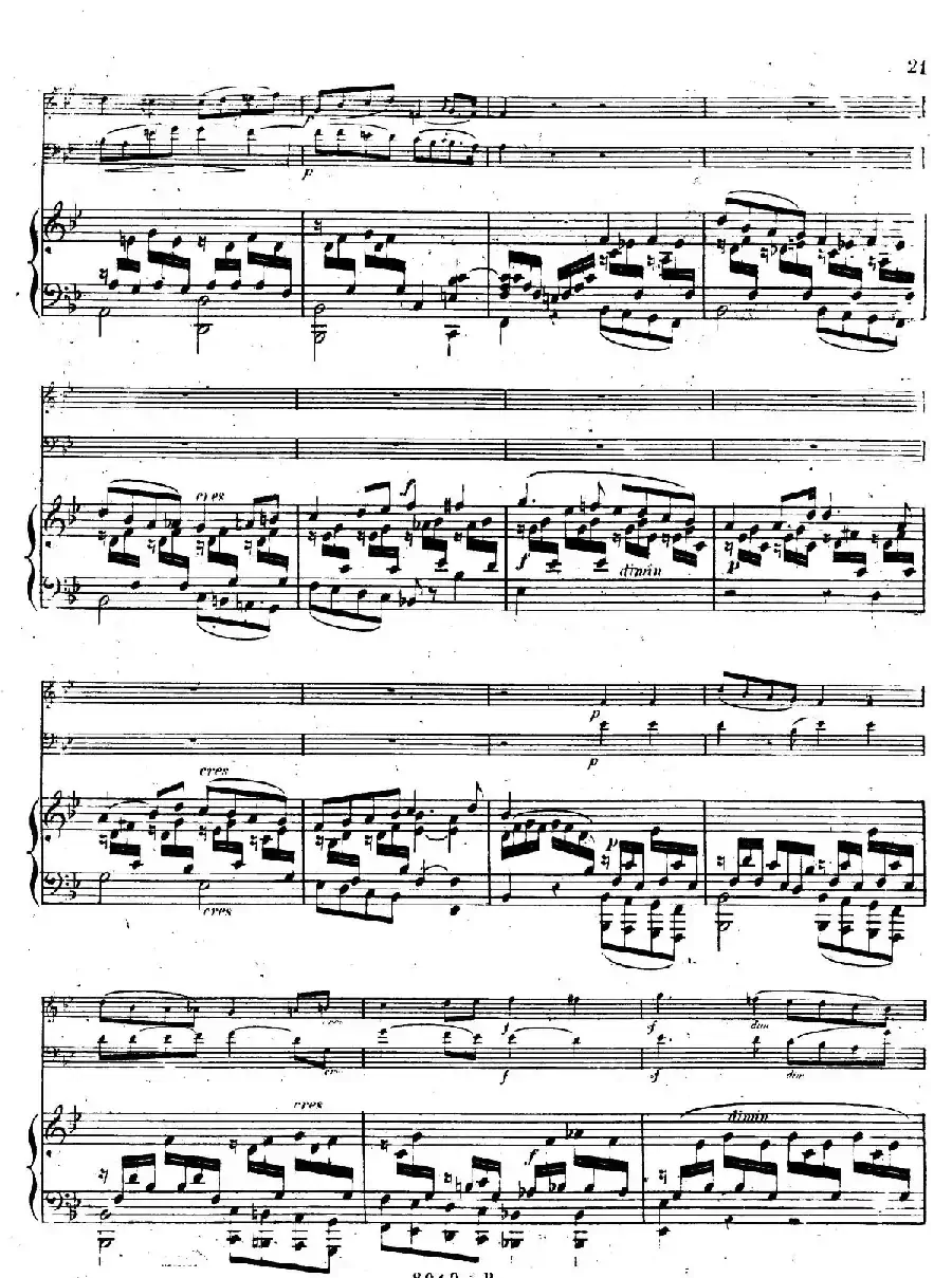 Piano Trio No.1 in d Minor Op.49(d小调第一钢琴三重奏·第二乐章)