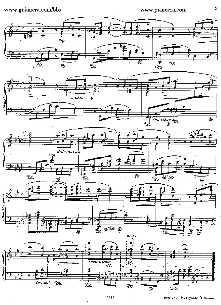Characteristic Pieces Op.36(8首个性小品·2)
