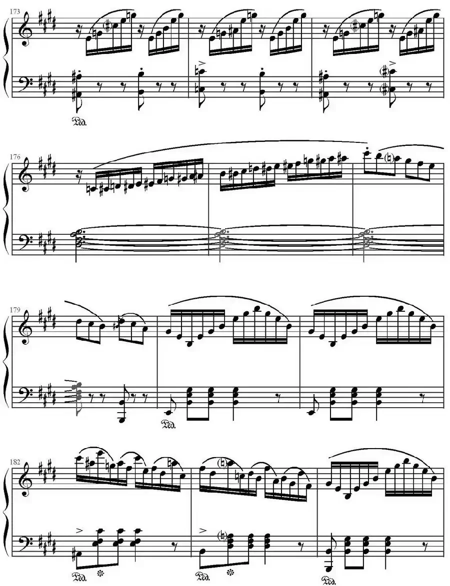 E大调回旋随想曲(门德尔松Op.14)