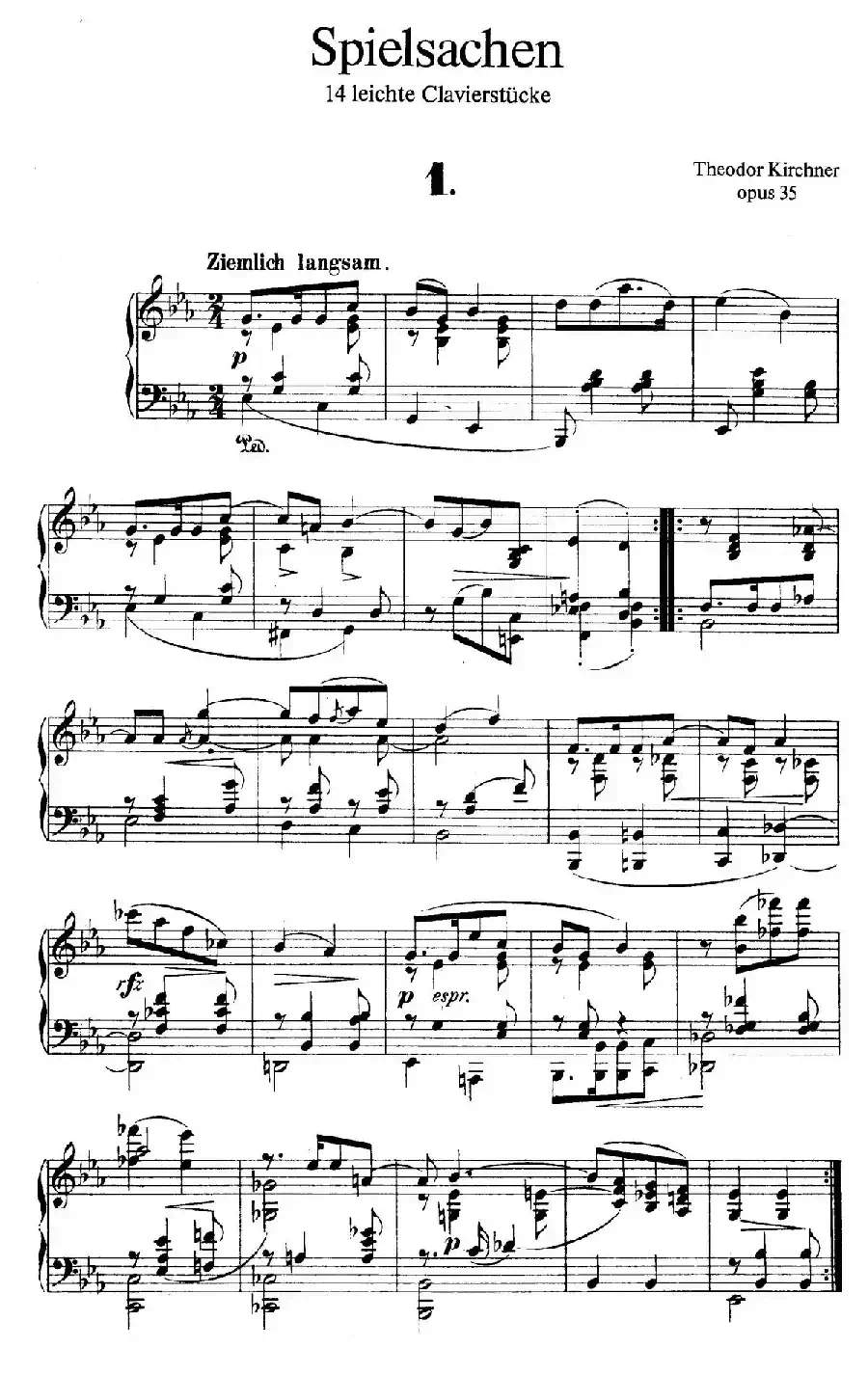 Spielsachen Op.35(玩具·1)