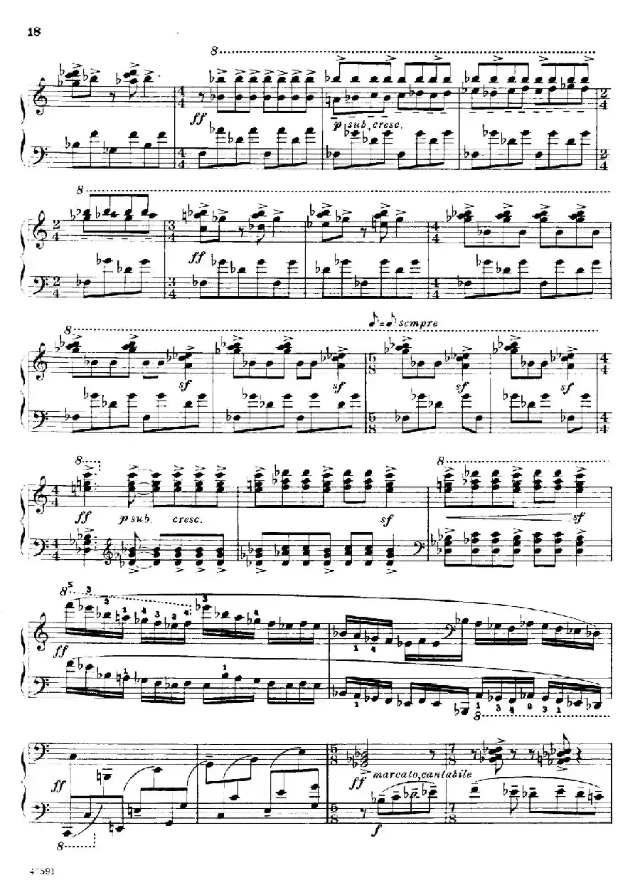 Piano Sonata in E-flat Major Op.95(降E大调钢琴奏鸣曲·Ⅰ)