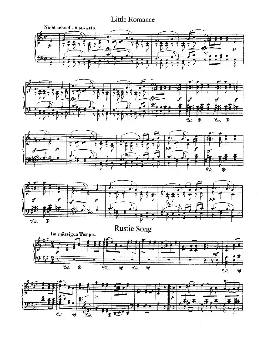 Album für die Jugend Op.68(儿童钢琴曲集)