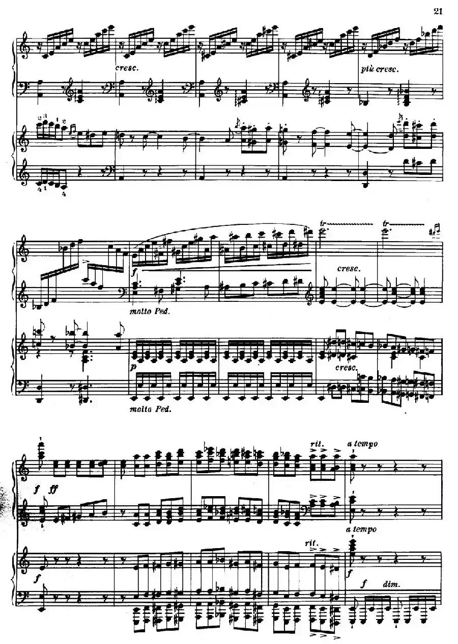 Introduction et Rondo Capriccioso Op.28(引子与随想回旋曲·双钢琴)