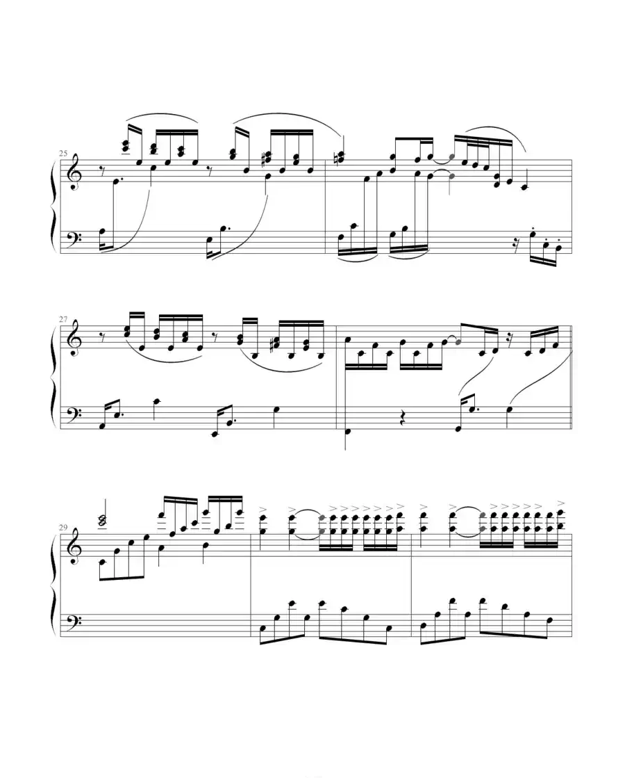 阿蒂丽娜叙事曲(李拓制谱版)
