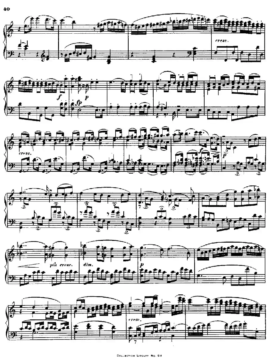 String Quartet No.15 in a Minor Op.132(a小调第十五弦乐四重奏·钢琴独奏版)