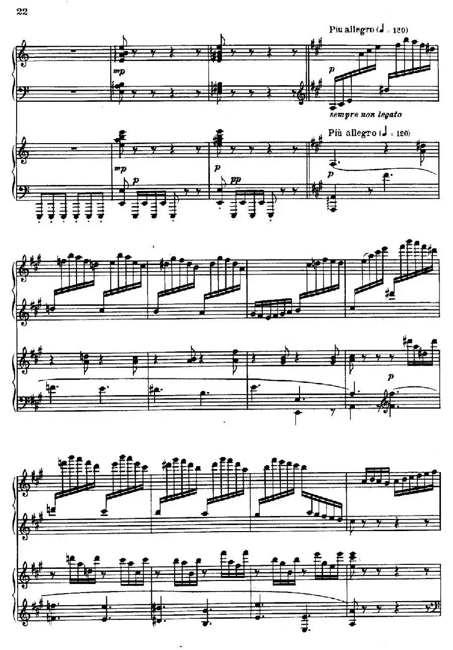 Introduction et Rondo Capriccioso Op.28(引子与随想回旋曲·双钢琴)
