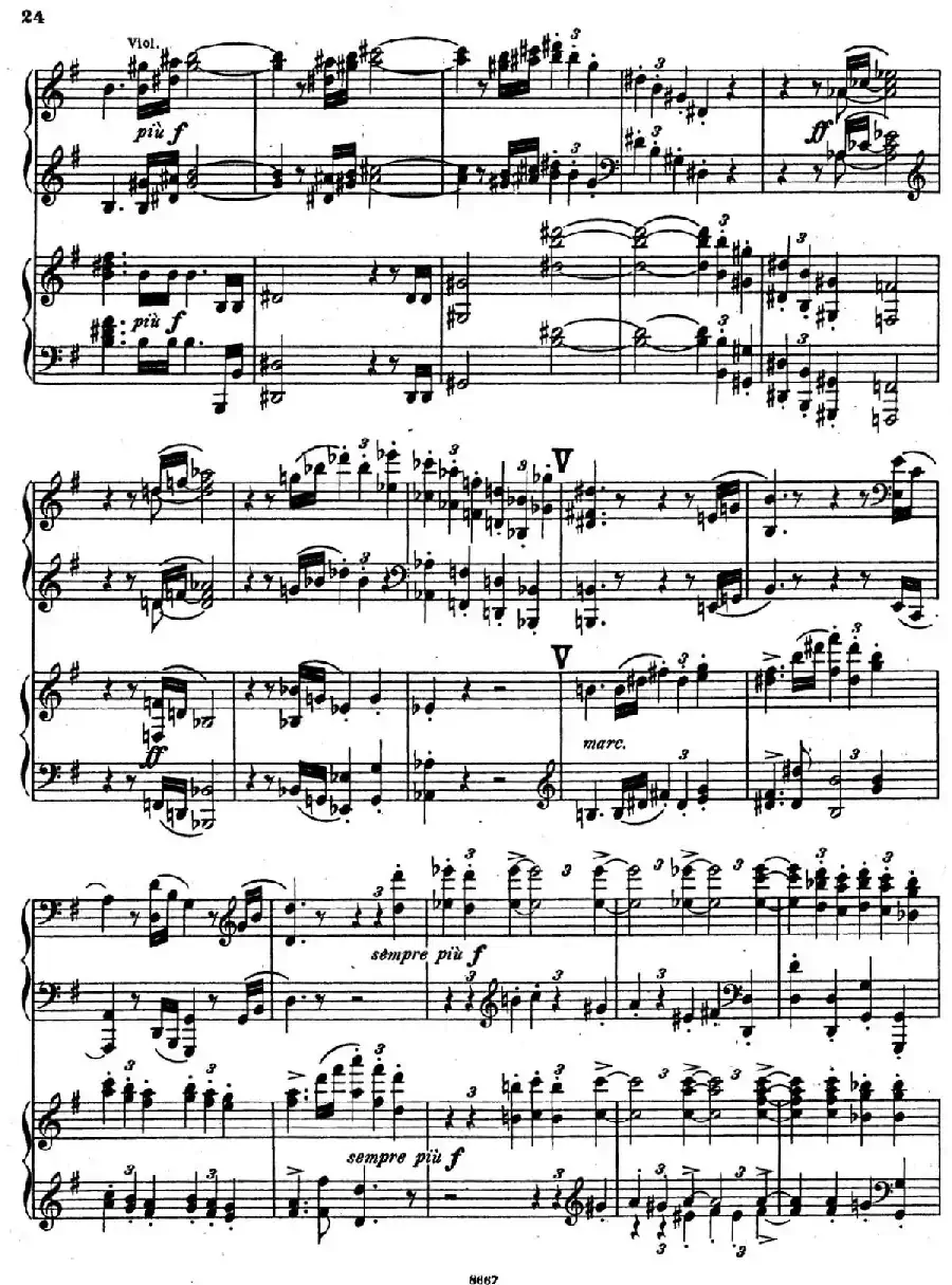 Symphony No.4 in e Minor Op.98(e小调第四交响曲·双钢琴)