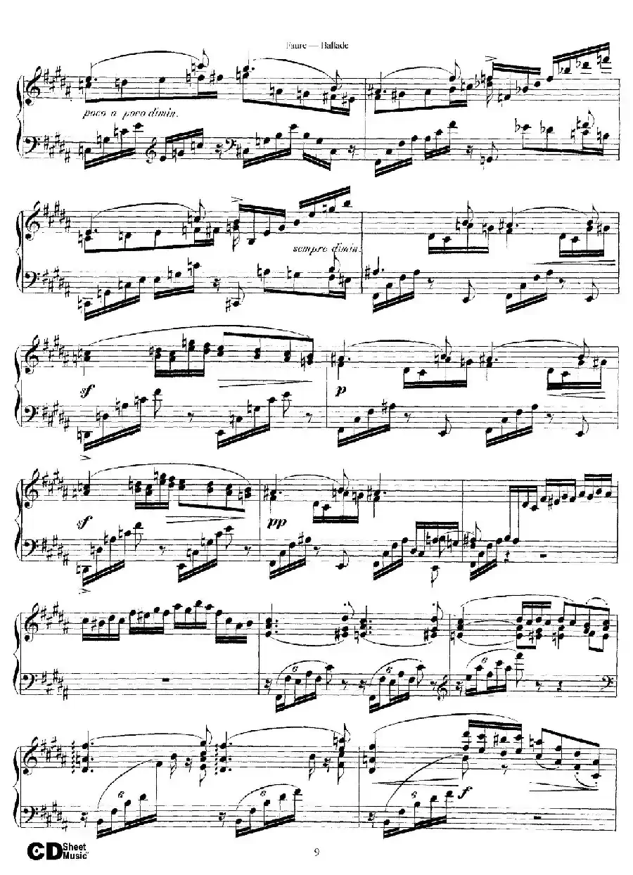 Ballade Op.19(叙事曲)