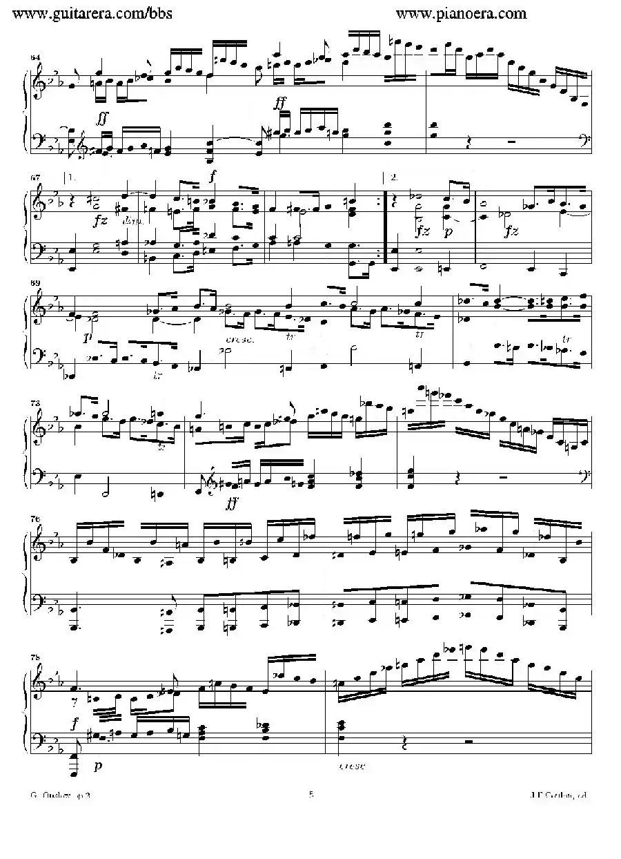 Grande Piano Sonata in c Minor Op.2(c小调华丽钢琴奏鸣曲·第一乐章)
