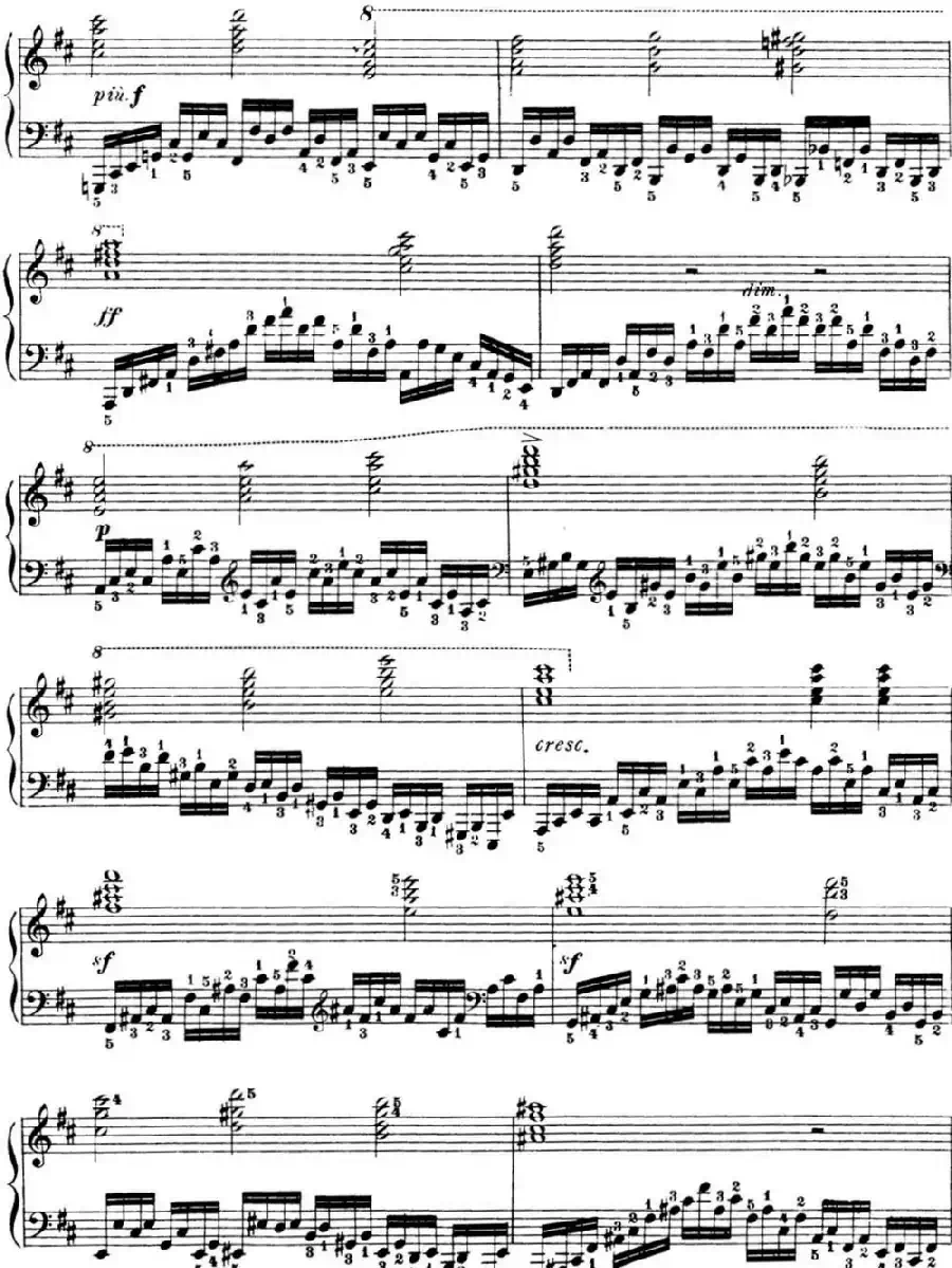 50首车尔尼Op.740钢琴手指灵巧技术练习曲(NO.28)