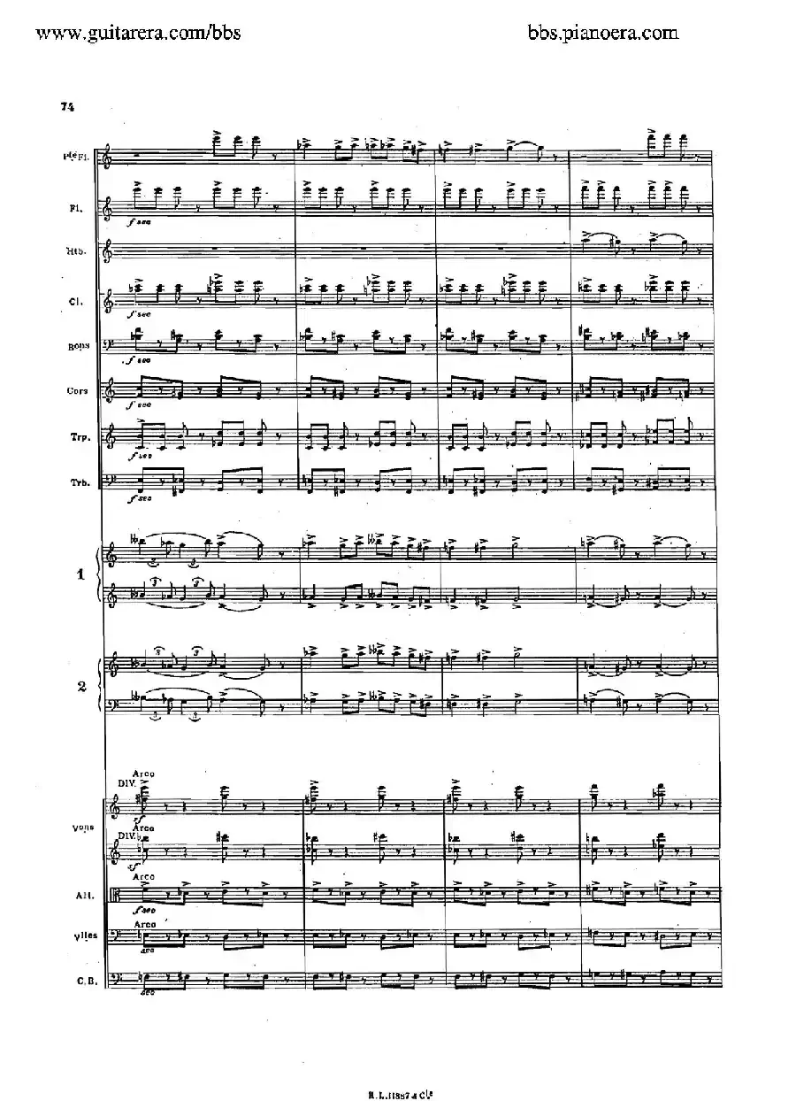 Concerto for 2 Pianos in d Minor(d小调双钢琴协奏曲·总谱)