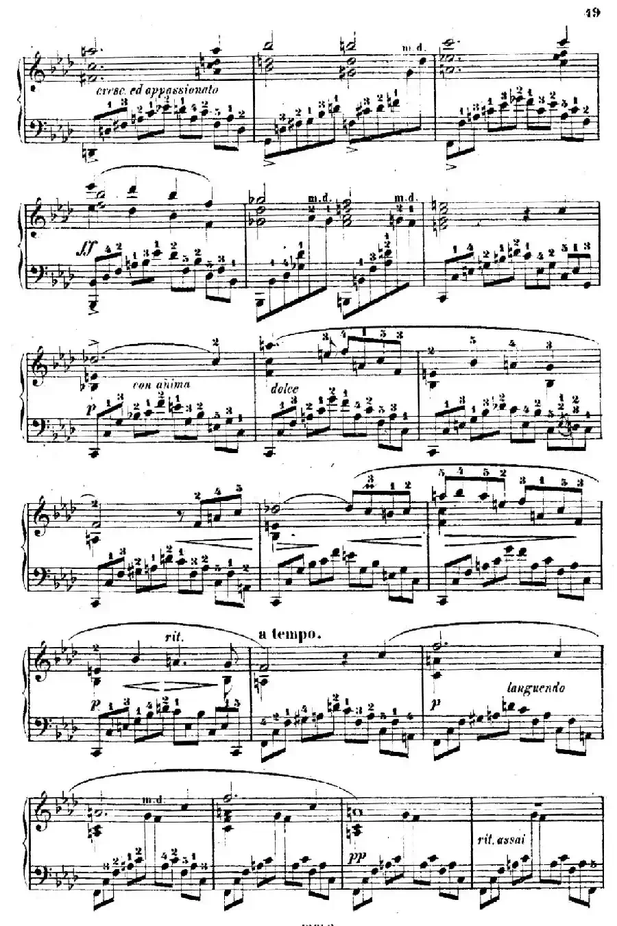 Douze Etudes de Salon Op.5(12首沙龙练习曲·10)