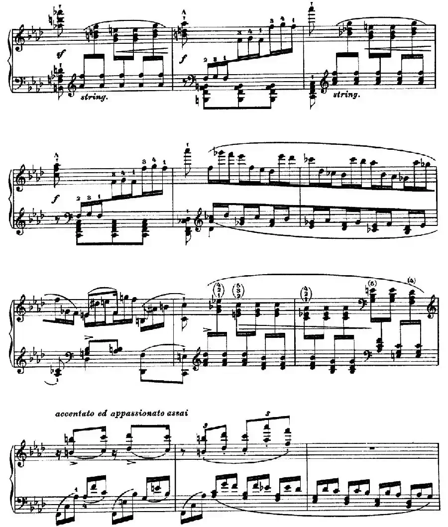 12 Etudes d'execution Transcendante S.139(12首超技练习曲·10)