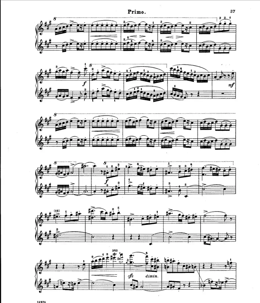 L'Arlesienne Suite No·2(阿莱城姑娘·第二组曲·四手联弹)