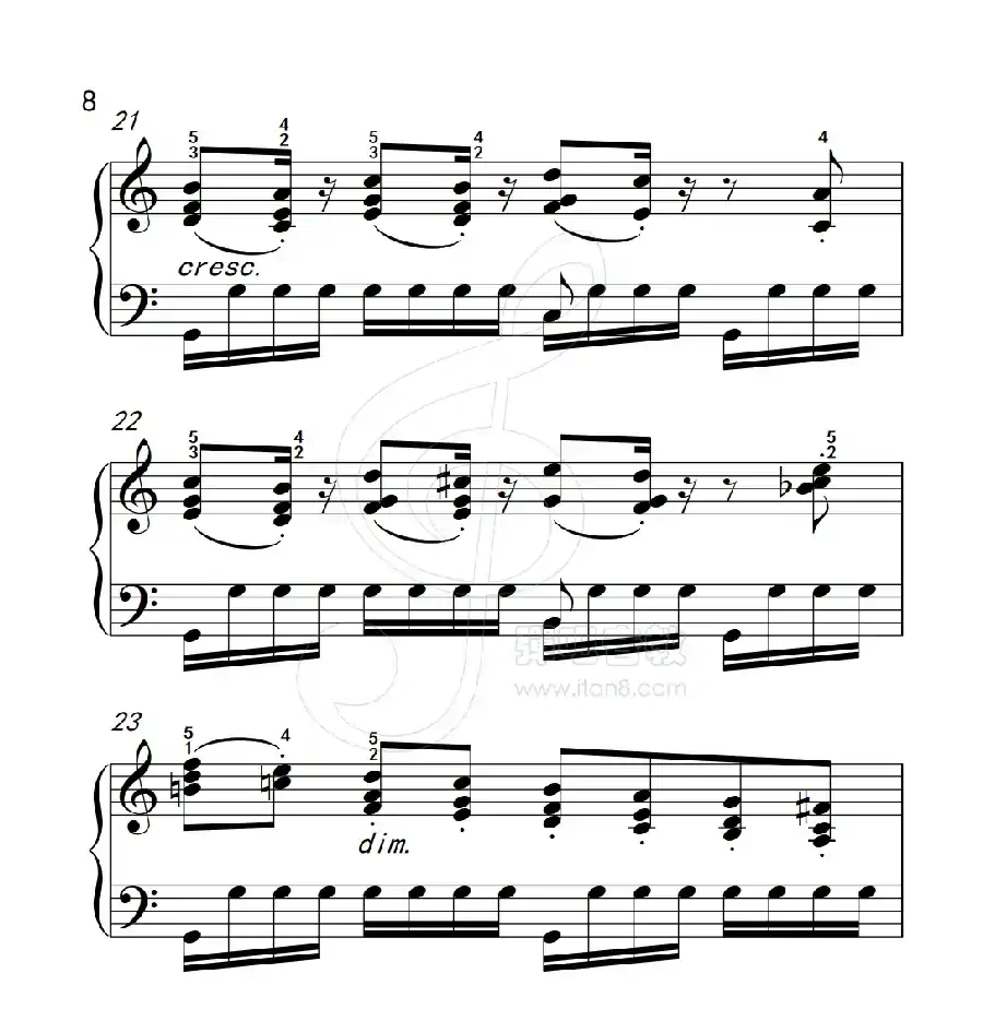 练习曲 12(克拉莫钢琴练习曲60首)