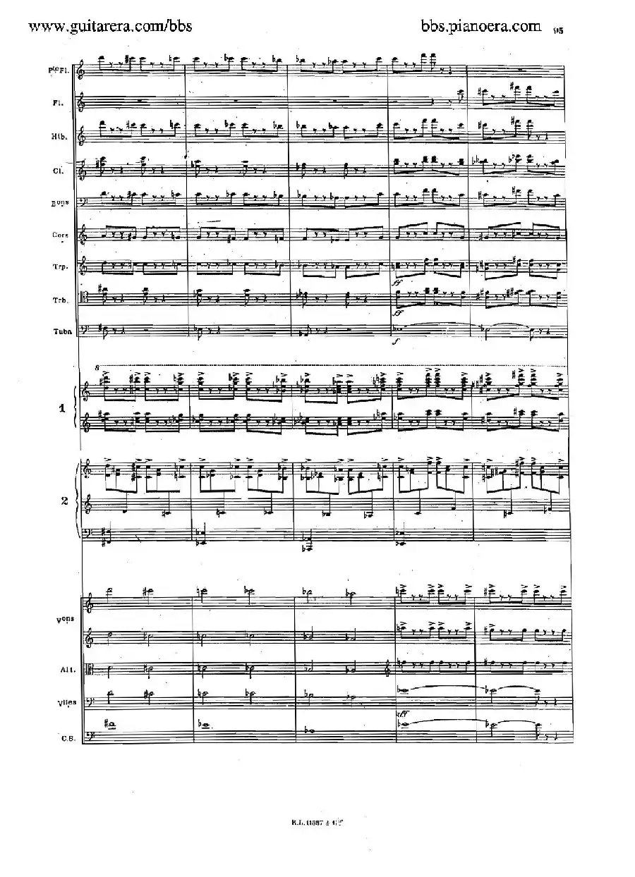 Concerto for 2 Pianos in d Minor(d小调双钢琴协奏曲·总谱)
