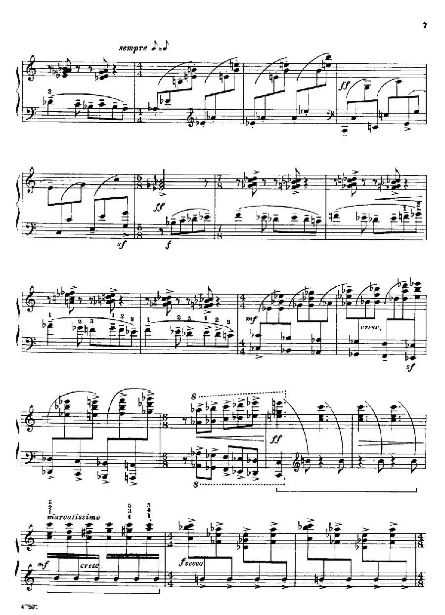 Piano Sonata in E-flat Major Op.95(降E大调钢琴奏鸣曲·Ⅰ)