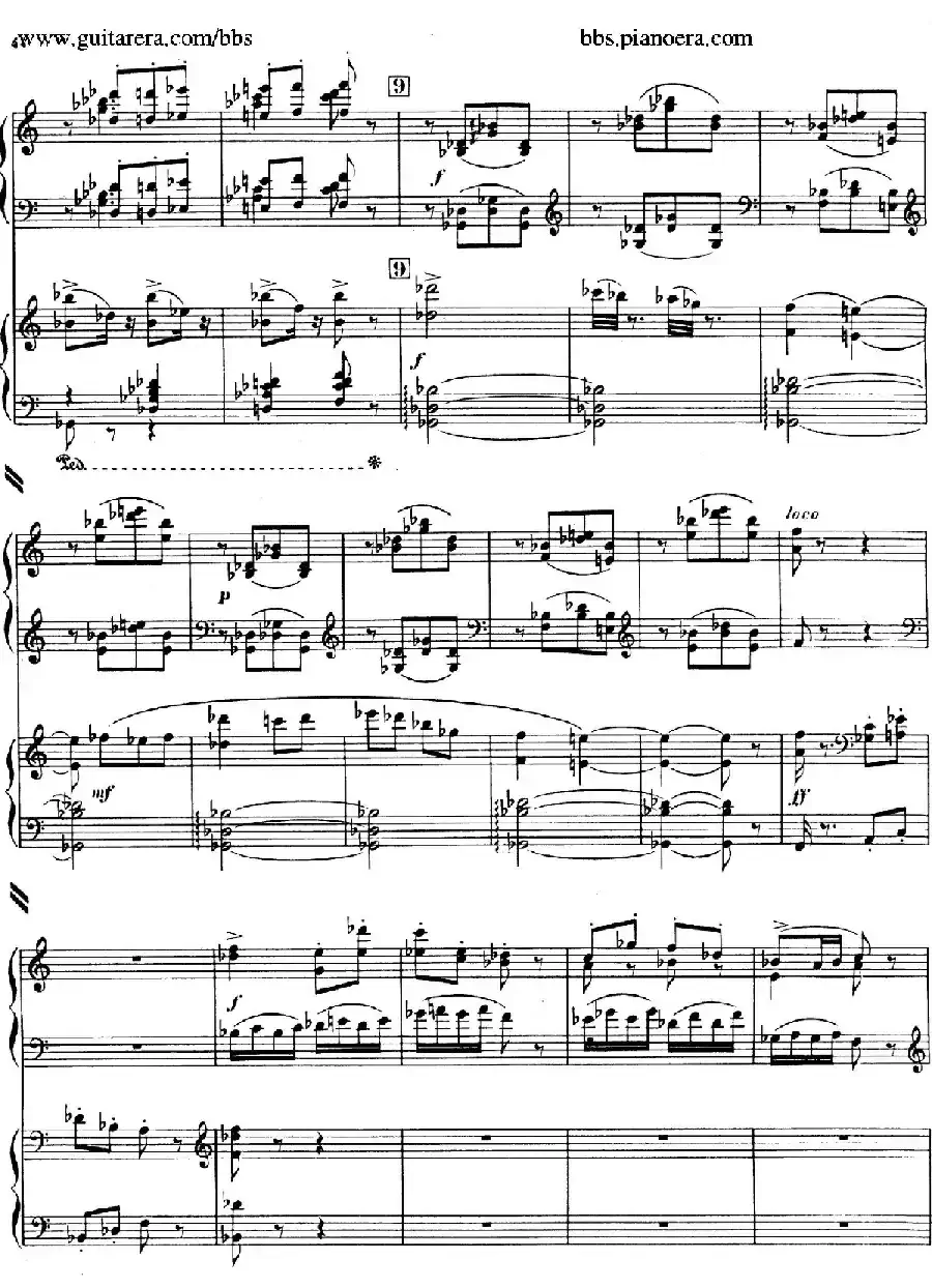 Piano Concerto in c-sharp Minor(升c小调钢琴协奏曲·第三乐章)