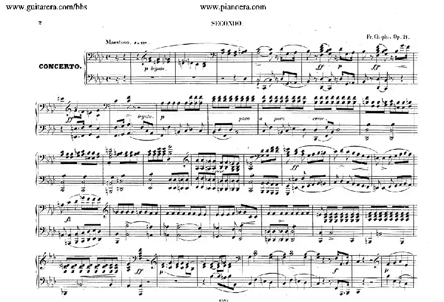 Piano Concerto No.2 in f Minor Op.21(f小调第二钢琴协奏曲·四手联弹版)