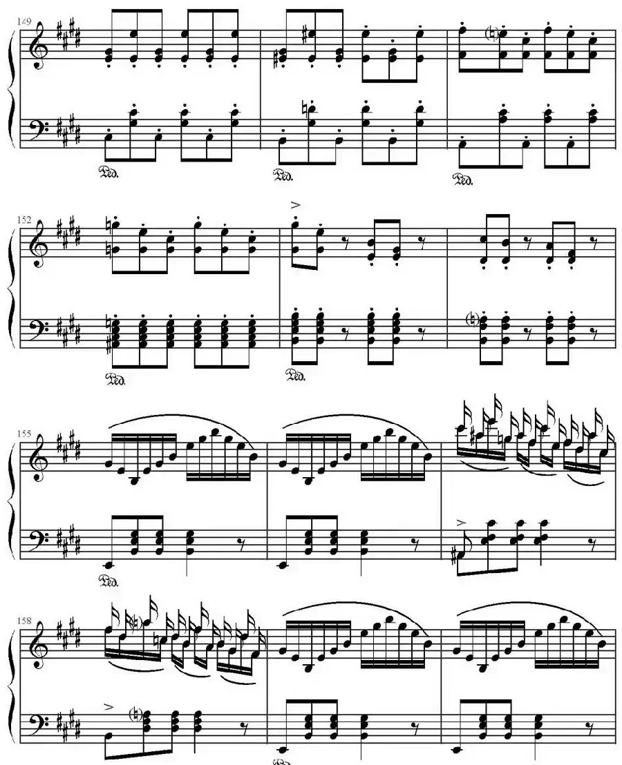 E大调回旋随想曲(门德尔松Op.14)