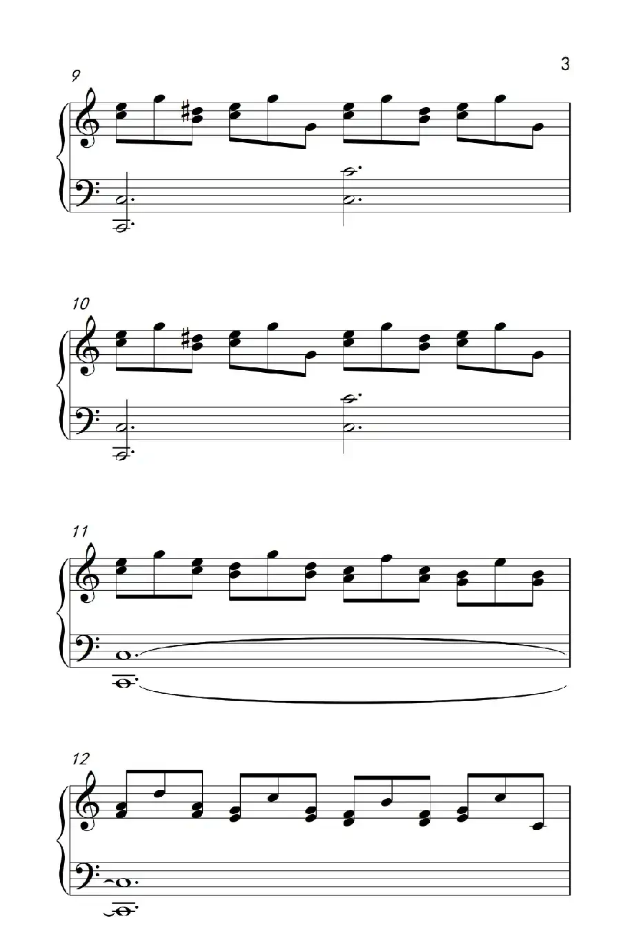 莫什科夫斯基 钢琴练习曲(第八首)