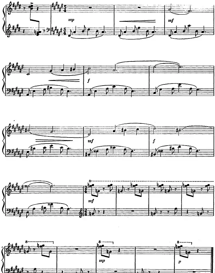 儿童钢琴曲八首(丁善德作品二十八号)