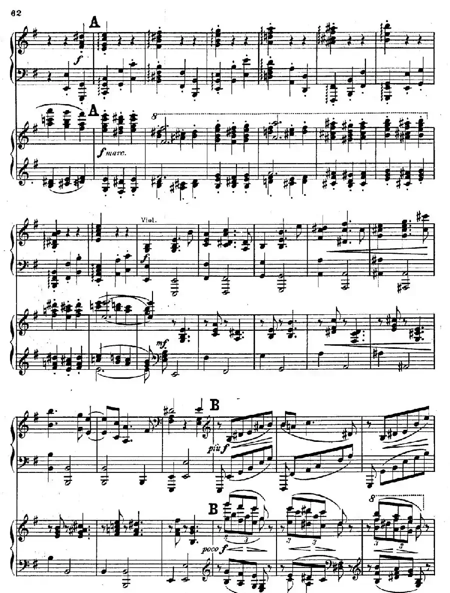 Symphony No.4 in e Minor Op.98(e小调第四交响曲·双钢琴)