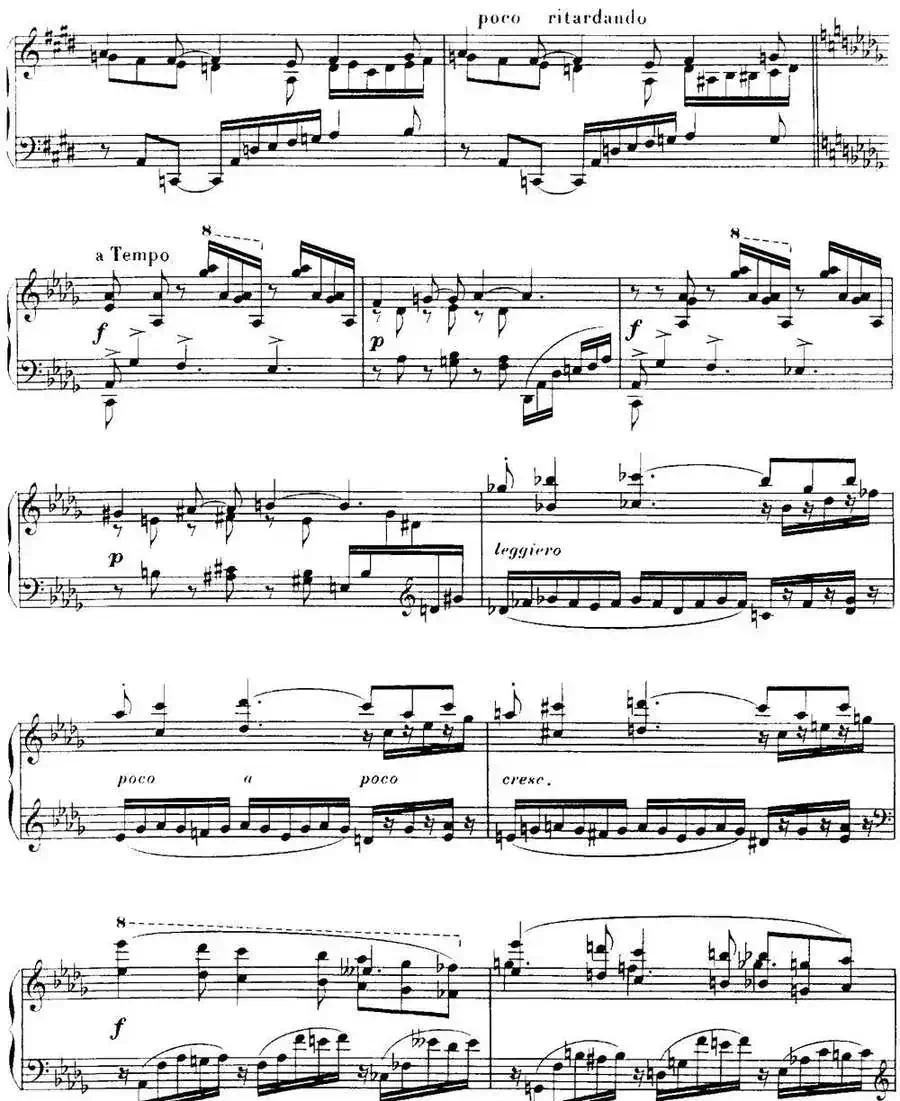 福雷13首船歌:Barcarolle No·8 in D-flat, Op·96