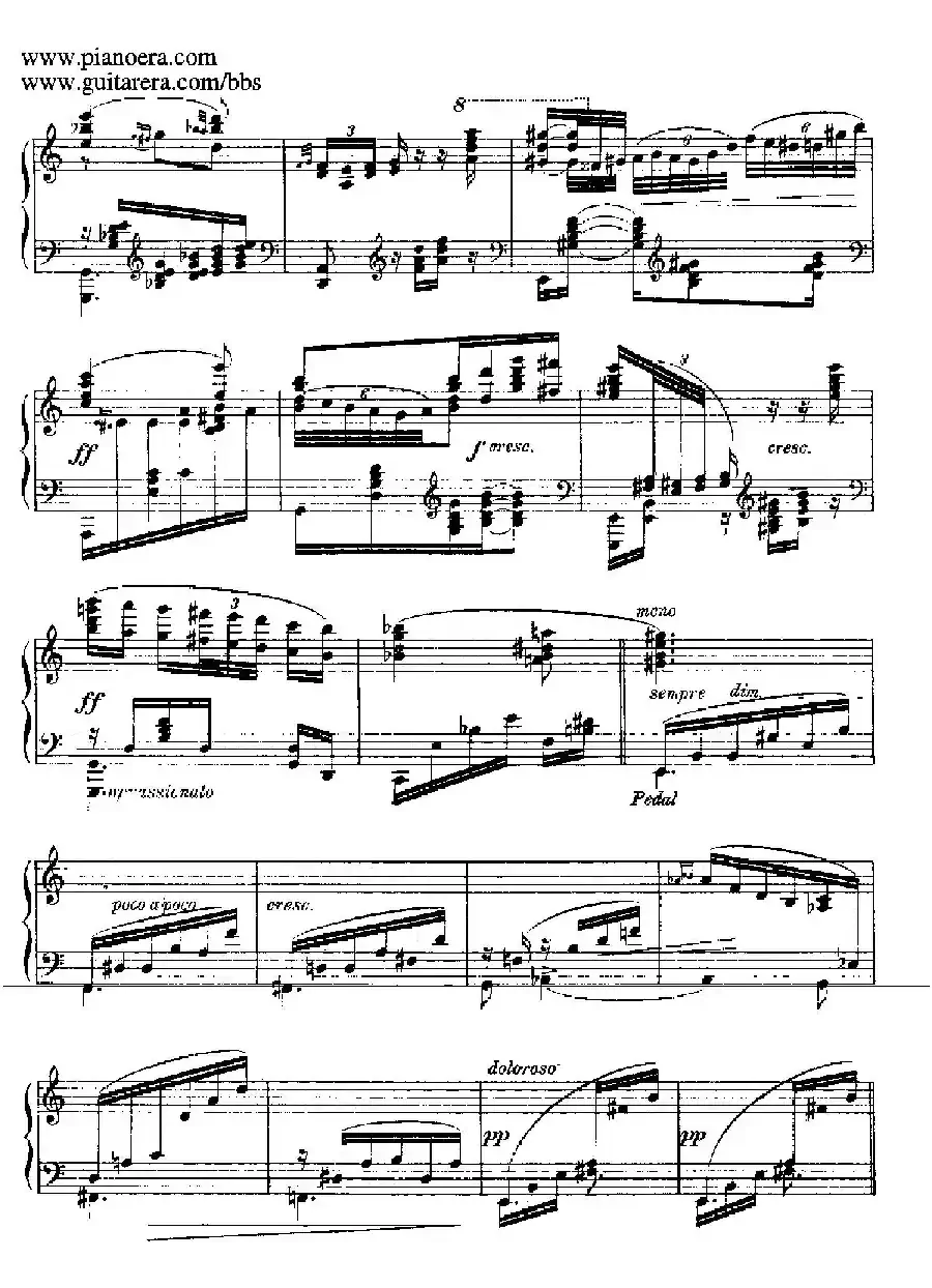 Goyescas(戈雅之画)(6. 幽灵的小夜曲 Serenata Del Espectro)