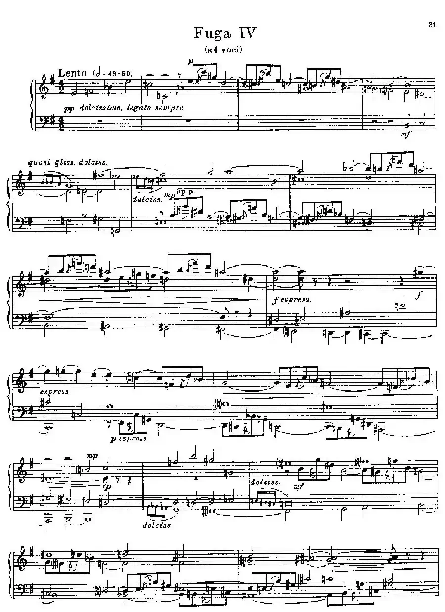 24 Preludes and Fugues Part.1 Op.45(24首前奏曲与赋格·第一部分·4)