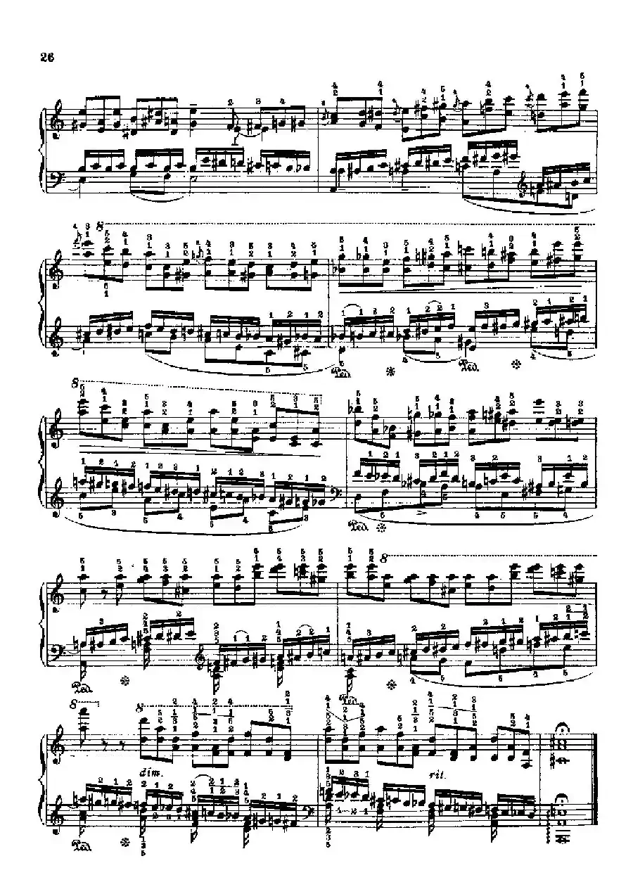 53首以肖邦练习曲为素材而作的练习曲(No.4)