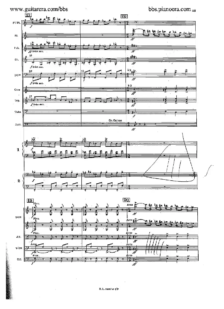 Concerto for 2 Pianos in d Minor(d小调双钢琴协奏曲·总谱)